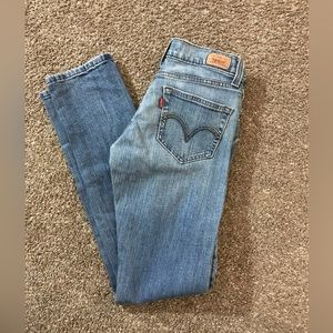 Blue Levi 504 long jeans